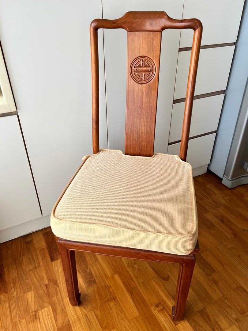 Selling Rosewood Dining set with 6 chairs, Furniture & Home Living