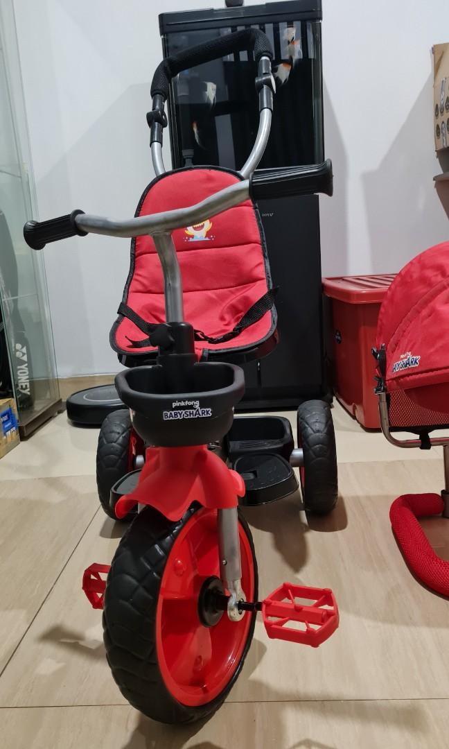 Sepeda anak Tricycle Baby Shark, Bayi & Anak, Mainan & Baby Walker di
