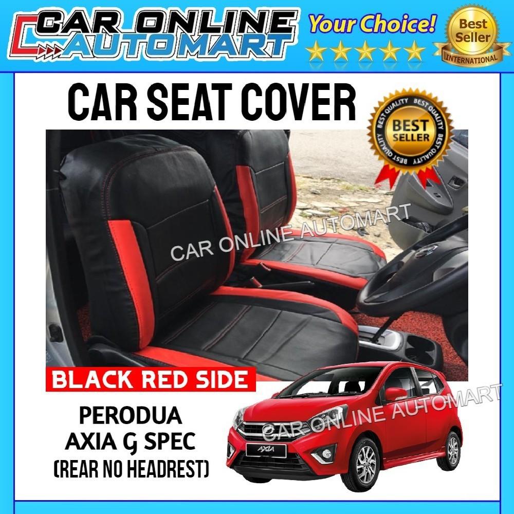SIAP PASANG Perodua Axia G spec series PVC Leather Seat Cover