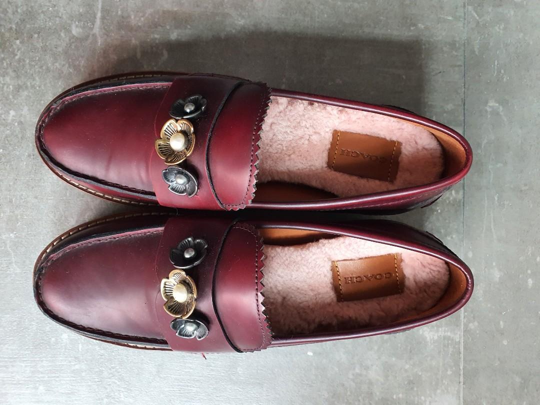 Coach discount loafers sale