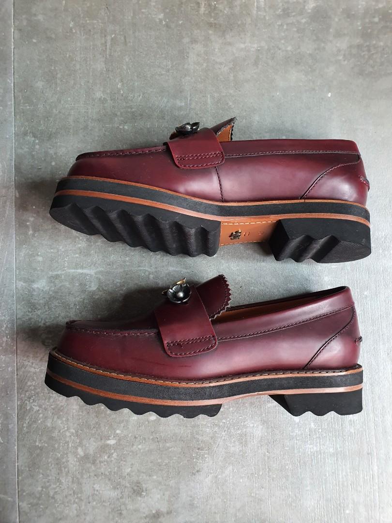Coach moccasins outlet with fur