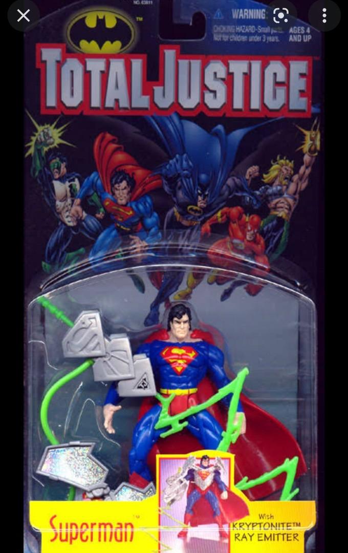 Superman 1996 Total Justice Kenner Action Figure, Hobbies & Toys