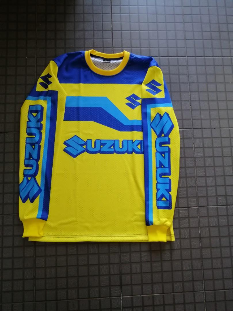 Vintage suzuki motocross jersey 2025