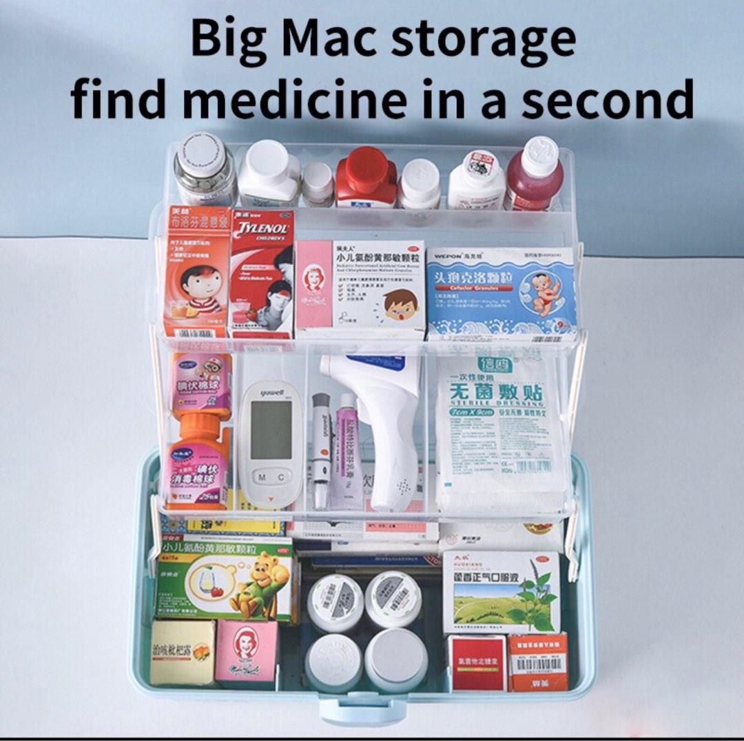 TACKLE BOX/MEDICINE STORAGE (XL), Health & Nutrition, Medical Supplies &  Tools on Carousell