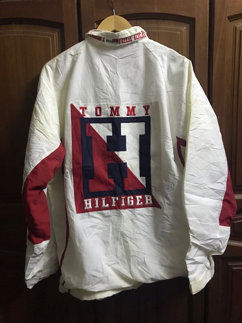 Tommy hilfiger big logo discount jacket
