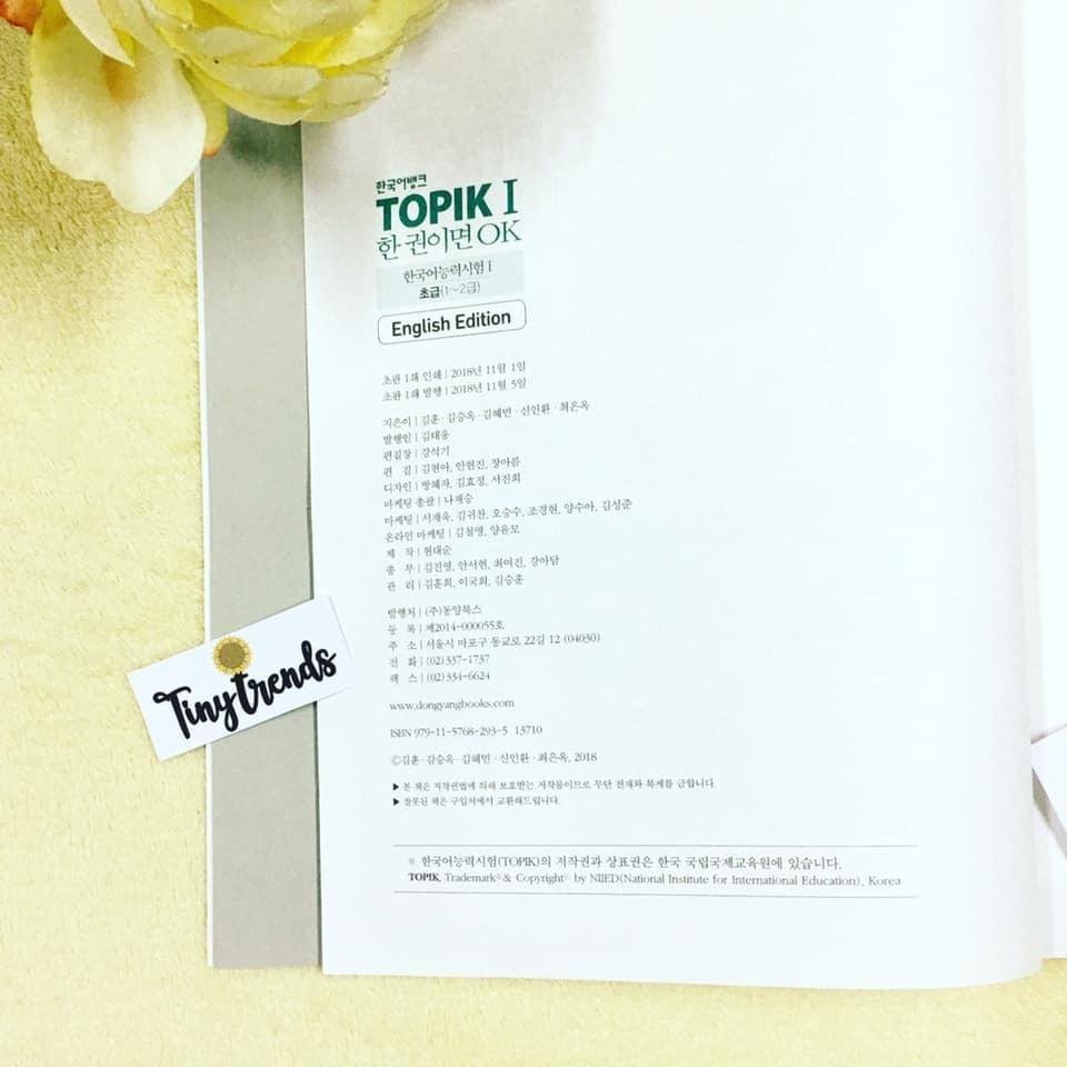 TOPIK I Korean Bank TOPIK 1 is OK: Test of Proficiency in Korean ...