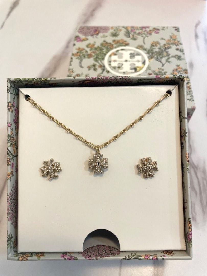 Tory Burch, Jewelry, Tory Burch Earring Necklace Set