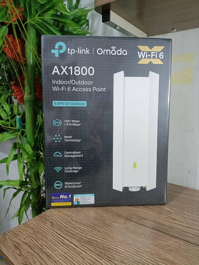 TP-LINK AX1800 Indoor Outdoor WiFi 6 Access Point (EAP610-OUTDOOR)