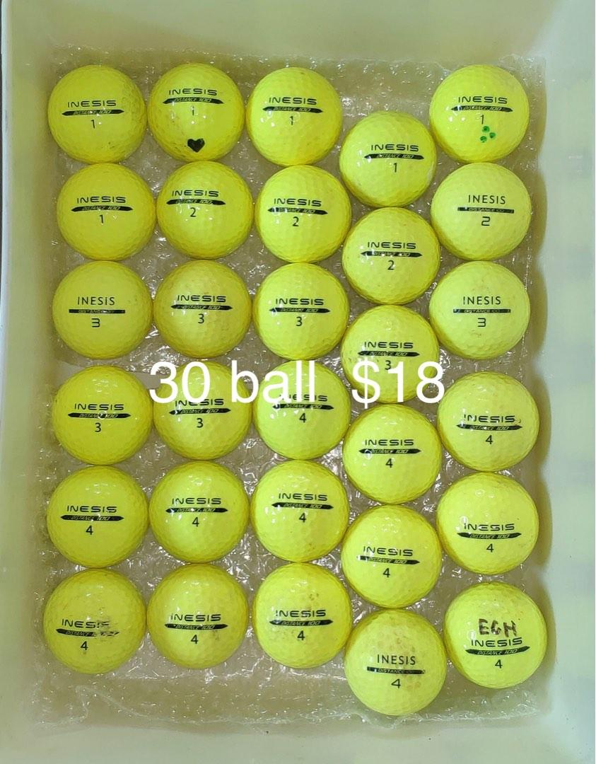 USED COLOURED GOLF BALLS 30 PCS, Sports Equipment, Sports & Games, Golf