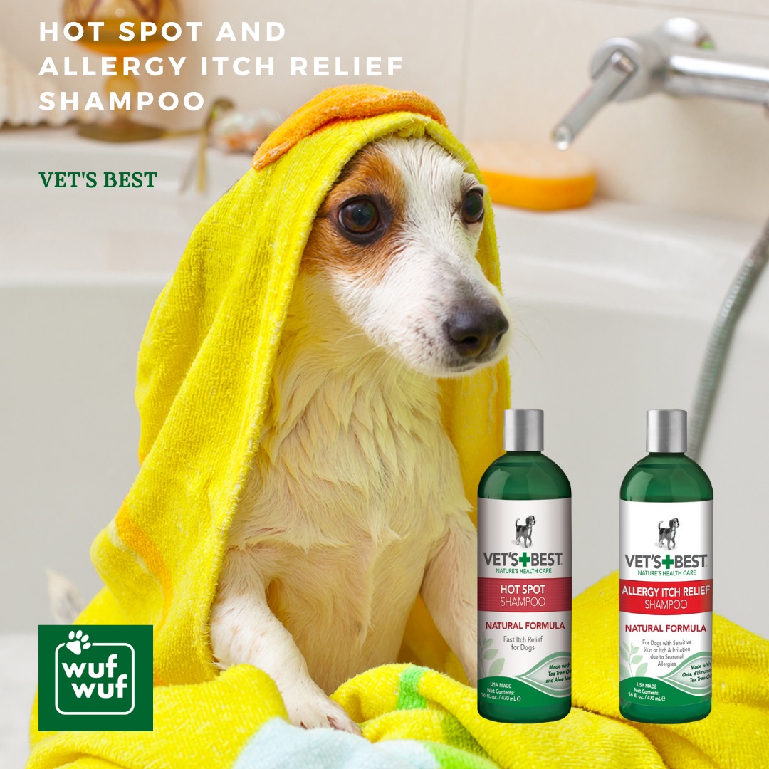 Vet's best allergy itch relief dog shampoo clearance