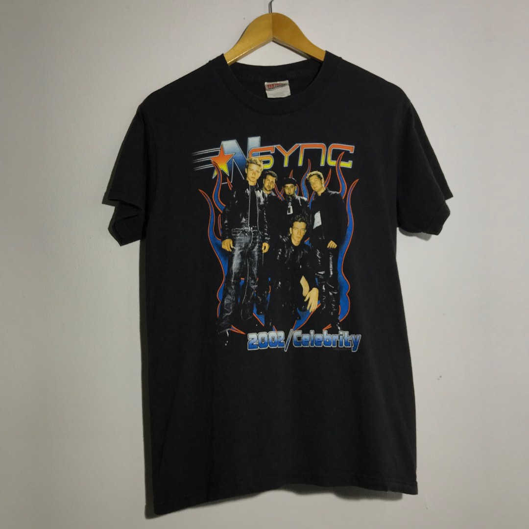 Vintage 2002 nsync boy band tee, Men's Fashion, Tops & Sets, Tshirts