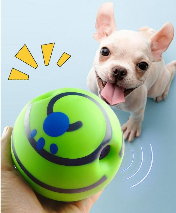 Interactive Dog Toy Fun Giggle Sounds