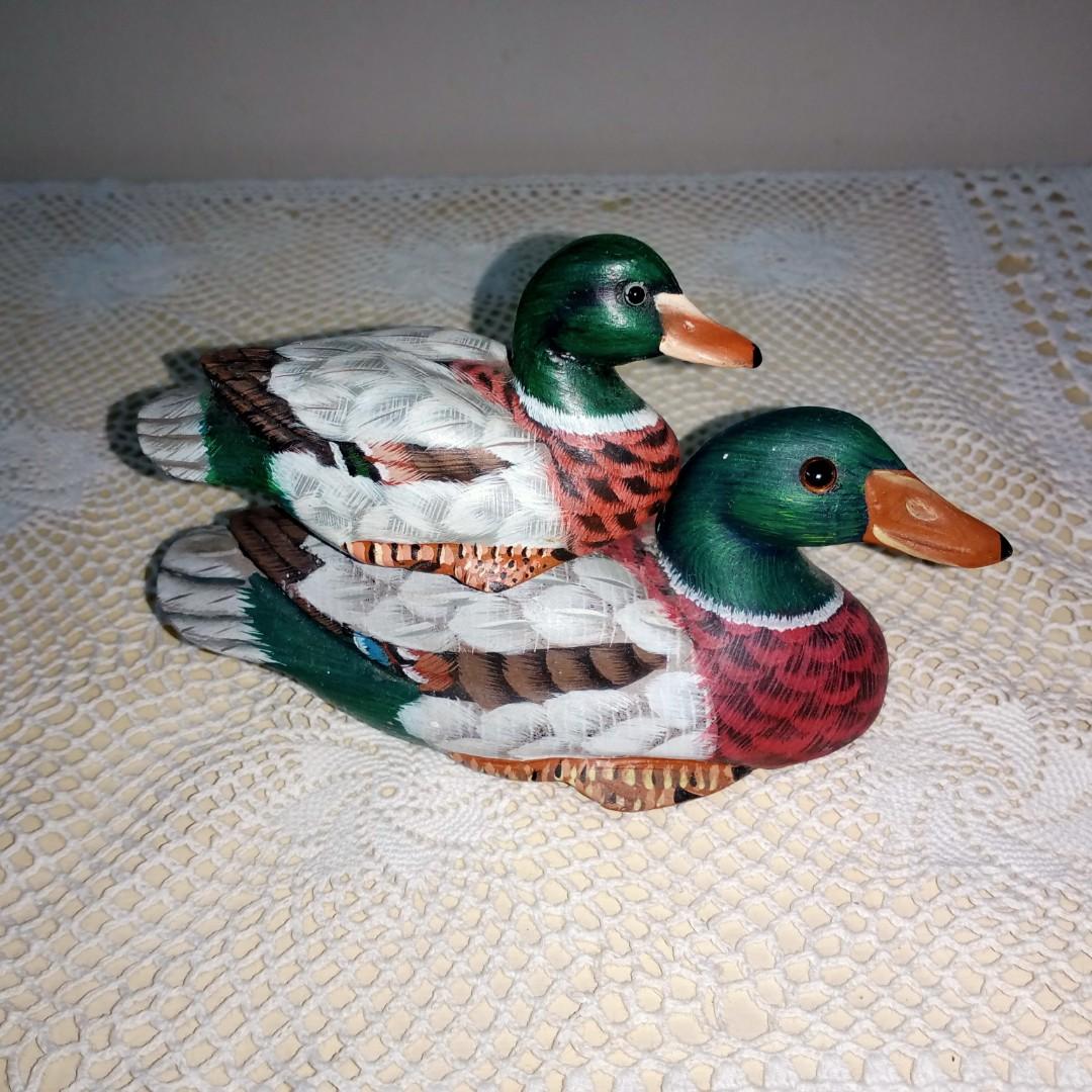 Wooden duck, Furniture & Home Living, Home Decor, Other Home Decor on