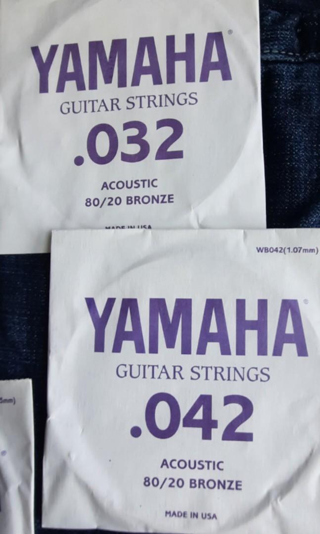 yamaha guitar strings, Hobbies & Toys, Music & Media, Musical