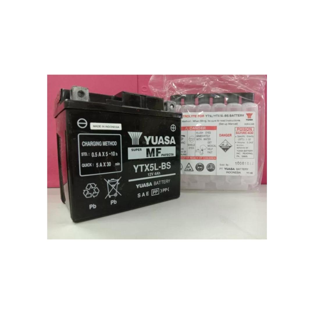 YUASA BATTERY YTX5L ORIGINAL RAIDER 150, Photography, Photography Accessories, Batteries