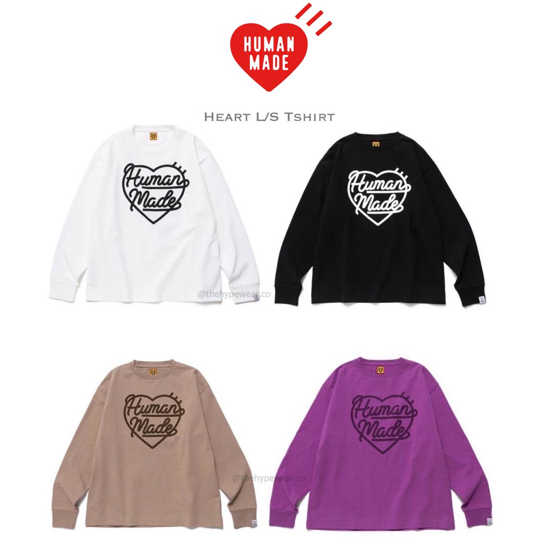 HUMAN MADE Heart L/S T-Shirt