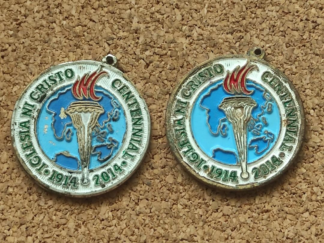 2 pcs INC Centennial Medals (Category: Currency) located in Lipa City. Submitted by mark_collections (Listing ID 1184951524, Image 1). Description: 2 pcs INC Centennial Medals - check photos before you buy Mode of Payment: Gcash.