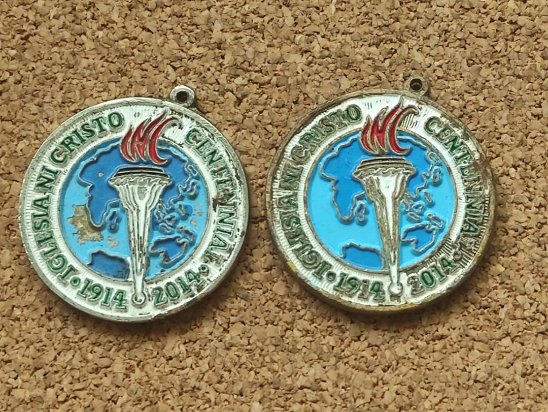 2 pcs INC Centennial Medals (Category: Currency) located in Lipa City. Submitted by mark_collections (Listing ID 1184951524, Image 2). Description: 2 pcs INC Centennial Medals - check photos before you buy Mode of Payment: Gcash.