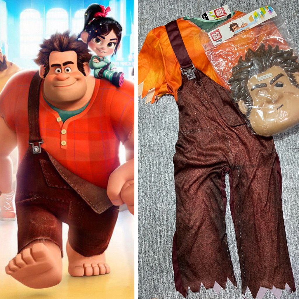 George Ralph Liz 5/6 years Disney george ralph breaks the internet costume, 兒童&孕婦用品, 嬰兒及 ...