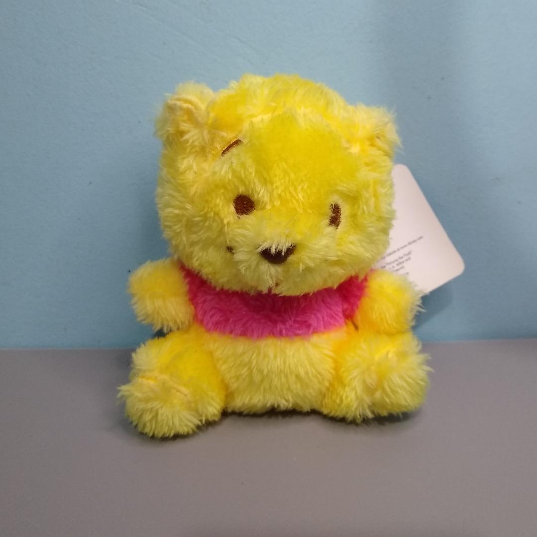 9.5cm x 9cm small original cute disney winnie the pooh stuffed toy bag