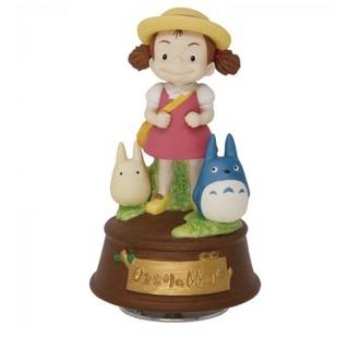 小梅音樂盒日本進口403530 陶瓷音樂鈴龍貓龍貓totoro 旋轉音樂鈴