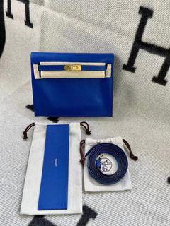 HERMES Anemone Kelly Danse, 名牌, 手袋及銀包- Carousell