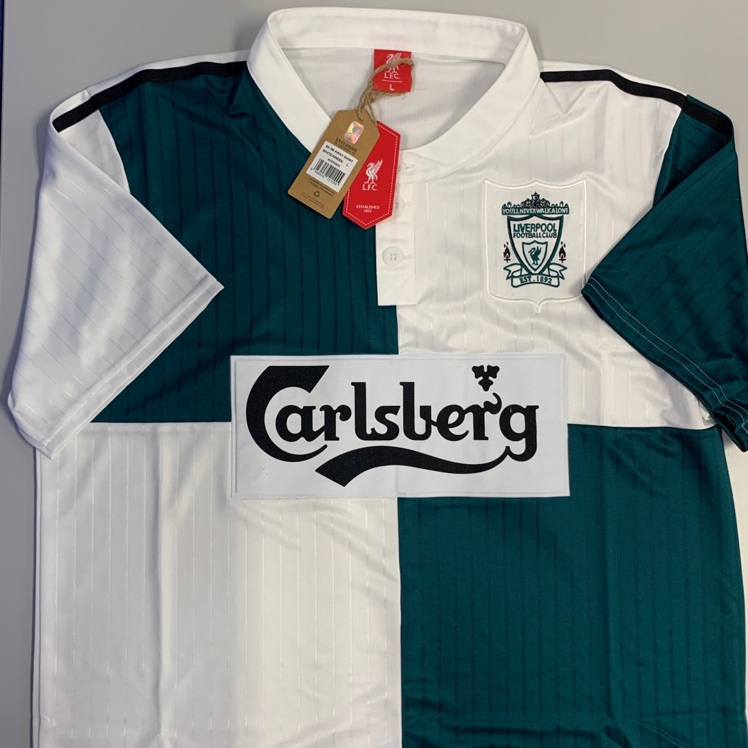 全新Liverpool FC 利物浦95-96 Away Shirt 作客球衣, 運動產品, 運動與
