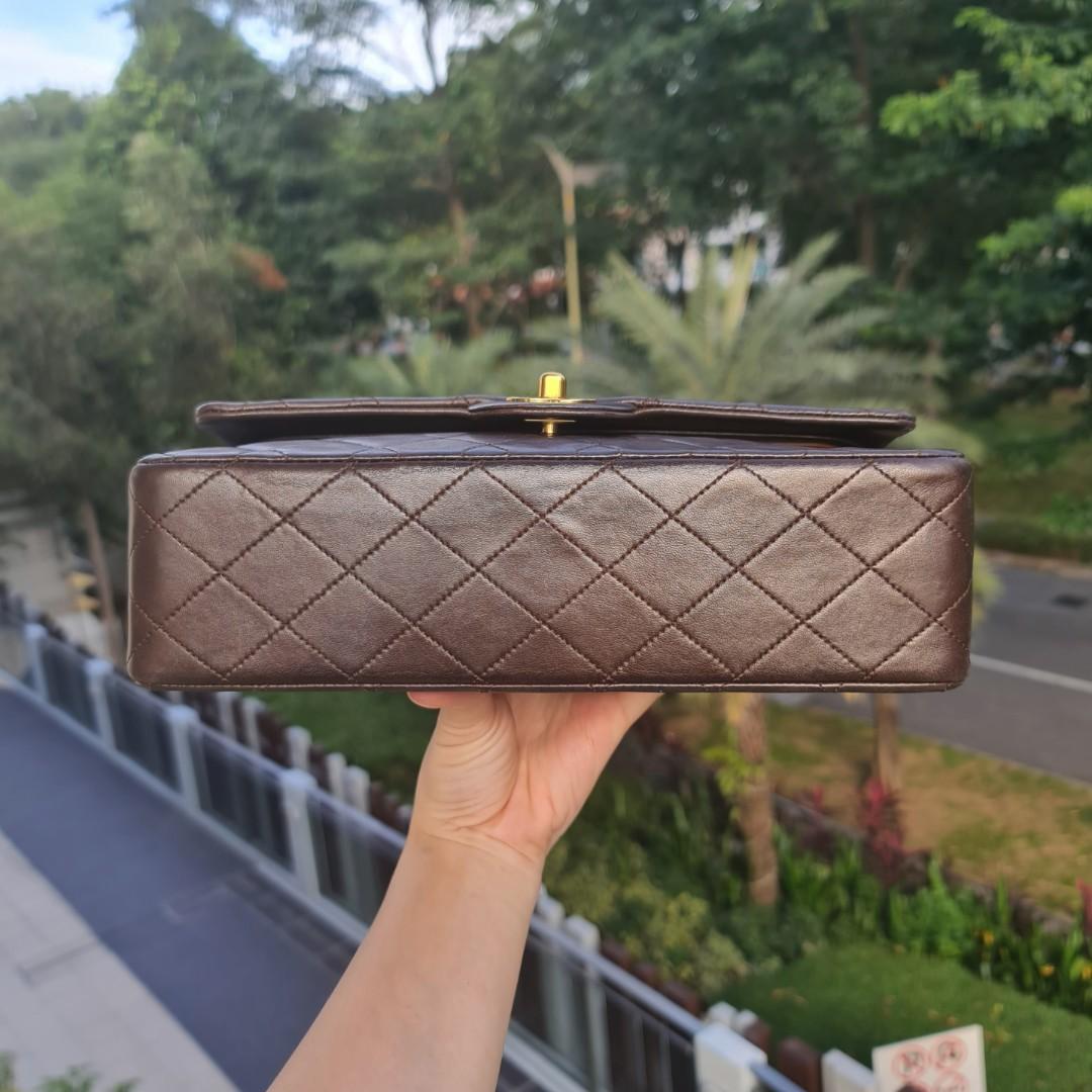 brown chanel flap bag