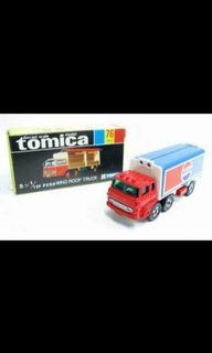 ©️ TOMICA 1.127 #76j red FUSO Pepsi WingRoof Delivery Truck Die-cast Metal Made In Japan Vintage MIB Working Features Fri SEPTEMBER 16,2022 POSTCARD ONLY