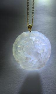 ⭐Natural A Grade Jadeite pendant 翡翠 ( 马上发财/马上有钱)