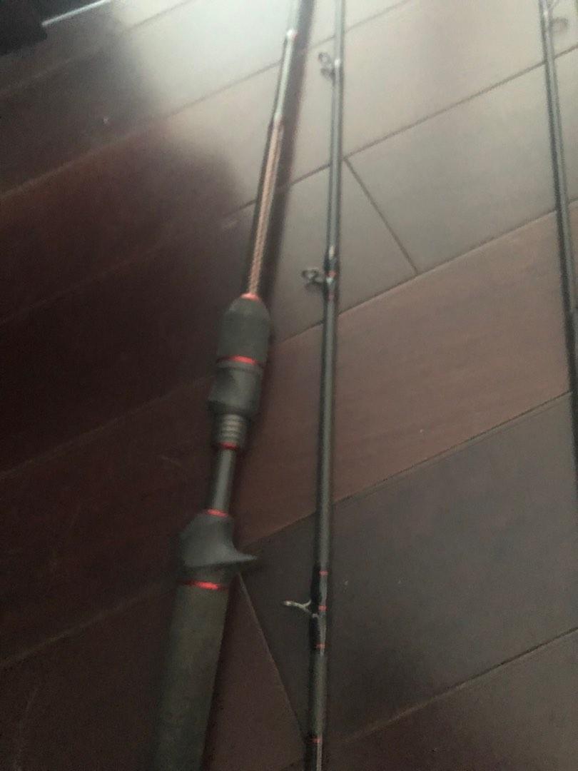 Abu Garcia graphite fishing rod, 運動產品, 釣魚- Carousell