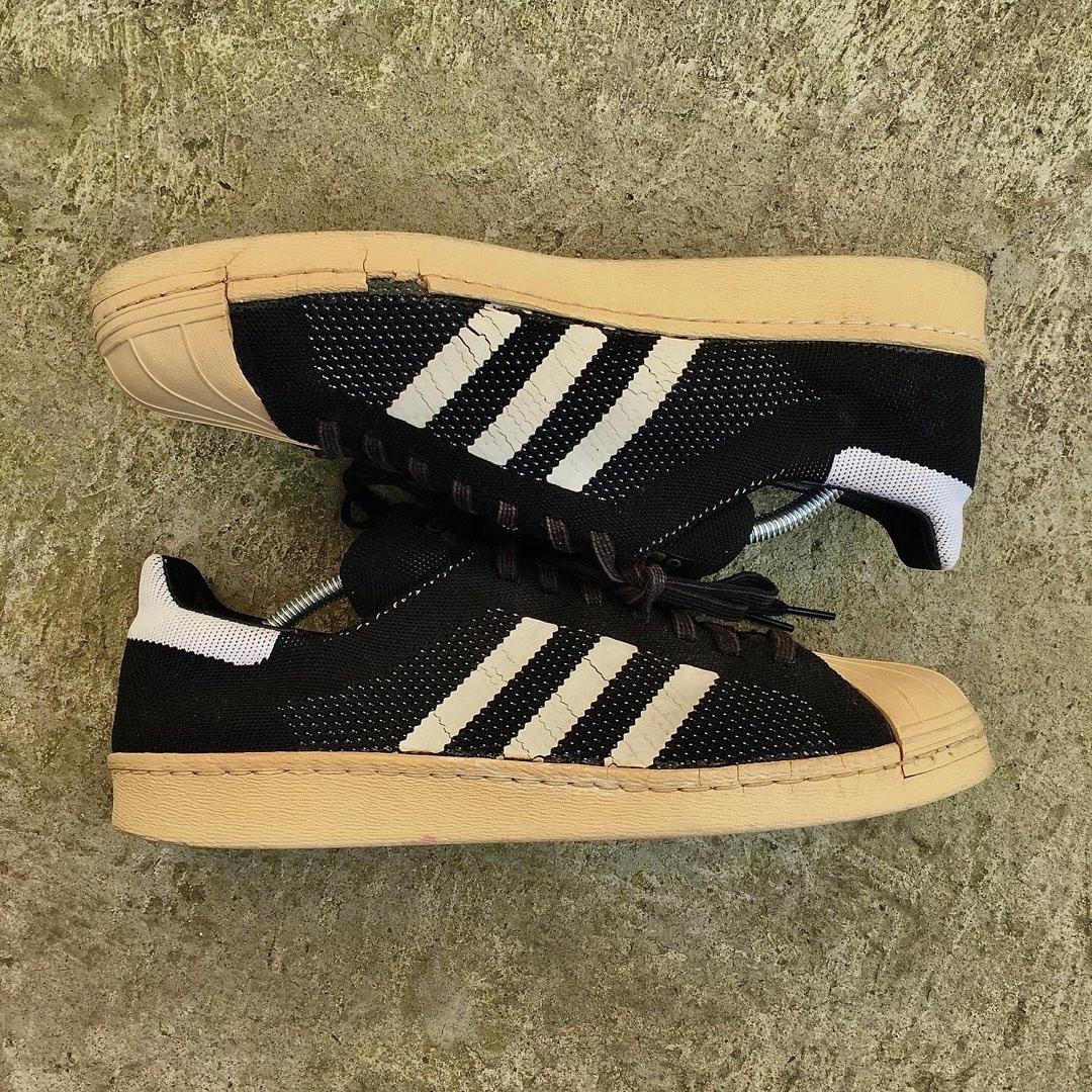 Adidas Originals Superstar 80s Primeknit, Men's Fashion, Footwear, Sneakers  on Carousell