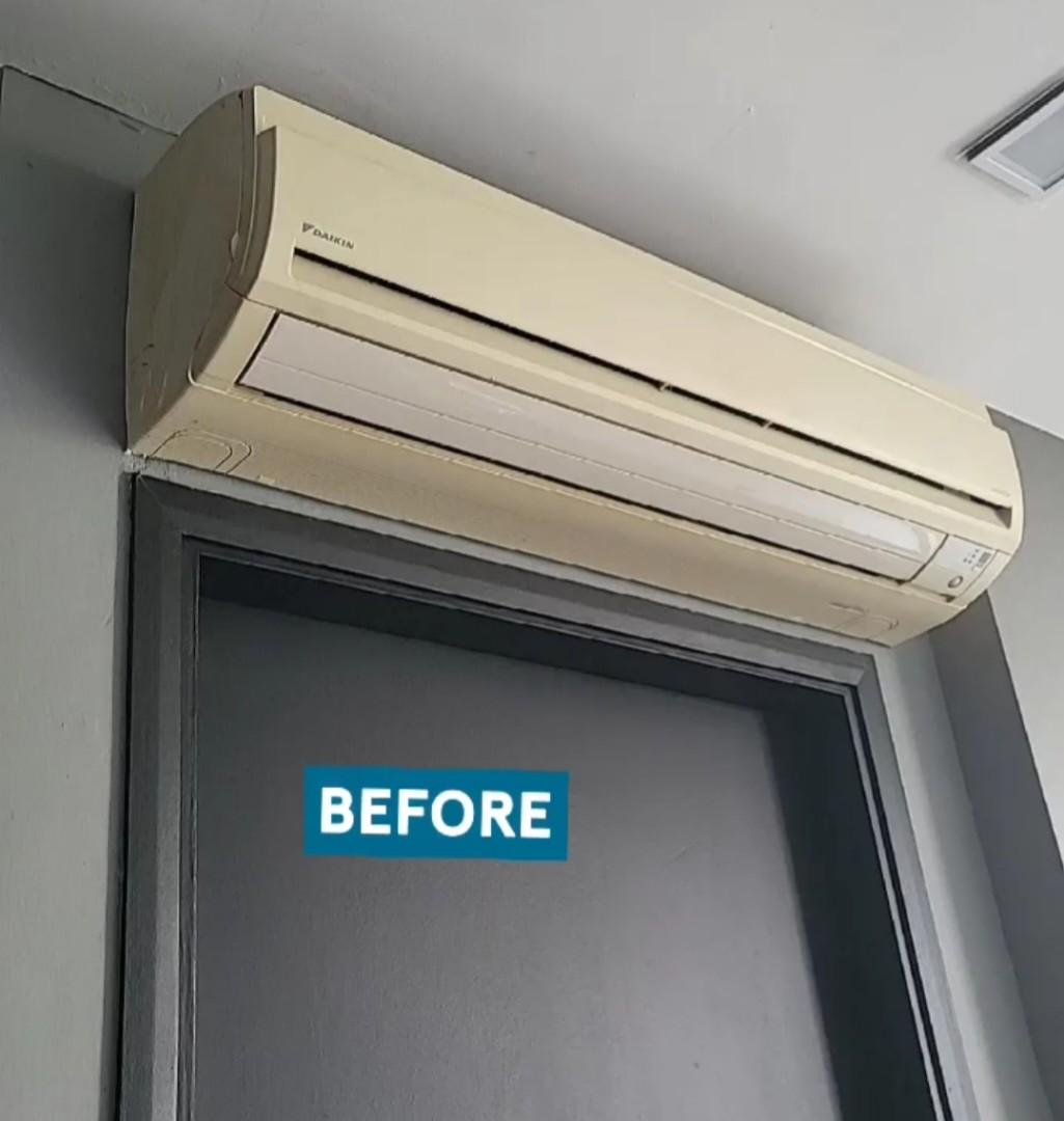 AIRCON Cover , Plastidip, Spray Paint , Aircon, New Look, Refresh Look