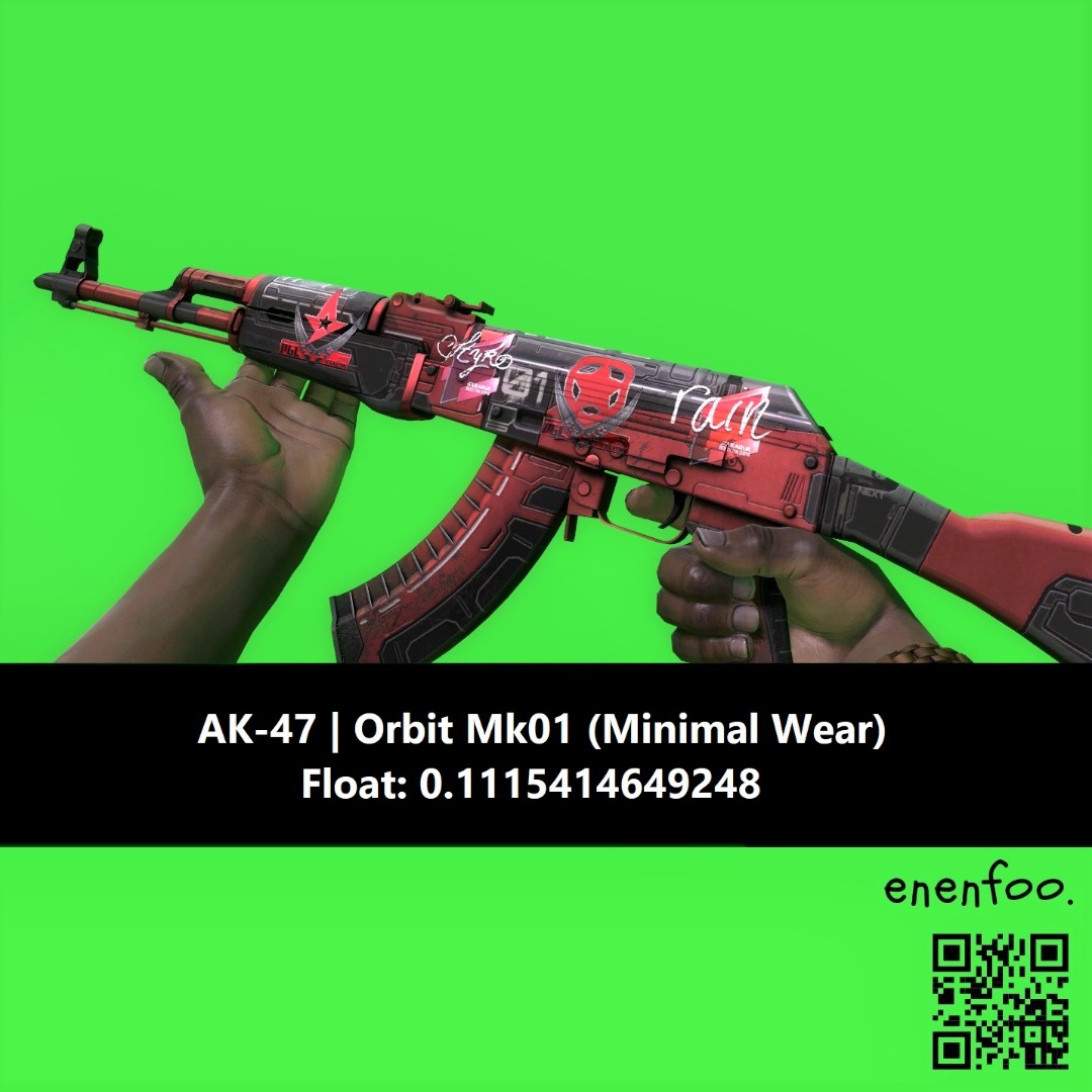 AK-47 ORBIT MK01 MW MINIMAL WEAR CSGO SKINS KNIFE ITEMS AK47, Video ...