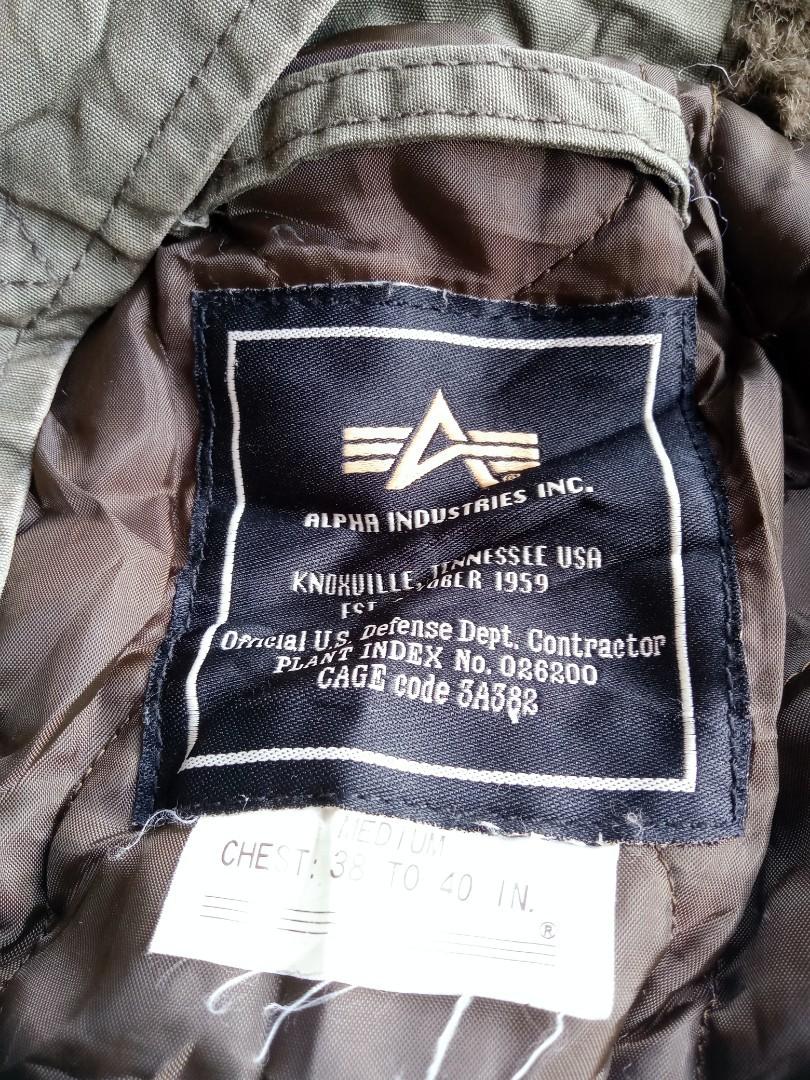 Alpha Industries Inc., Men's Fashion, Coats, Jackets and Outerwear on ...