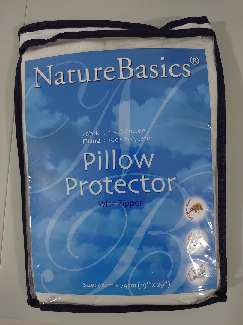 Anti dust mites pillow cover, Furniture & Home Living, Bedding & Towels
