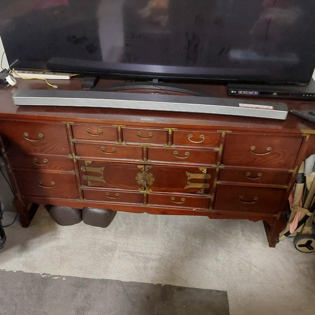 Antique tv console, Furniture & Home Living, Furniture, TV Consoles on