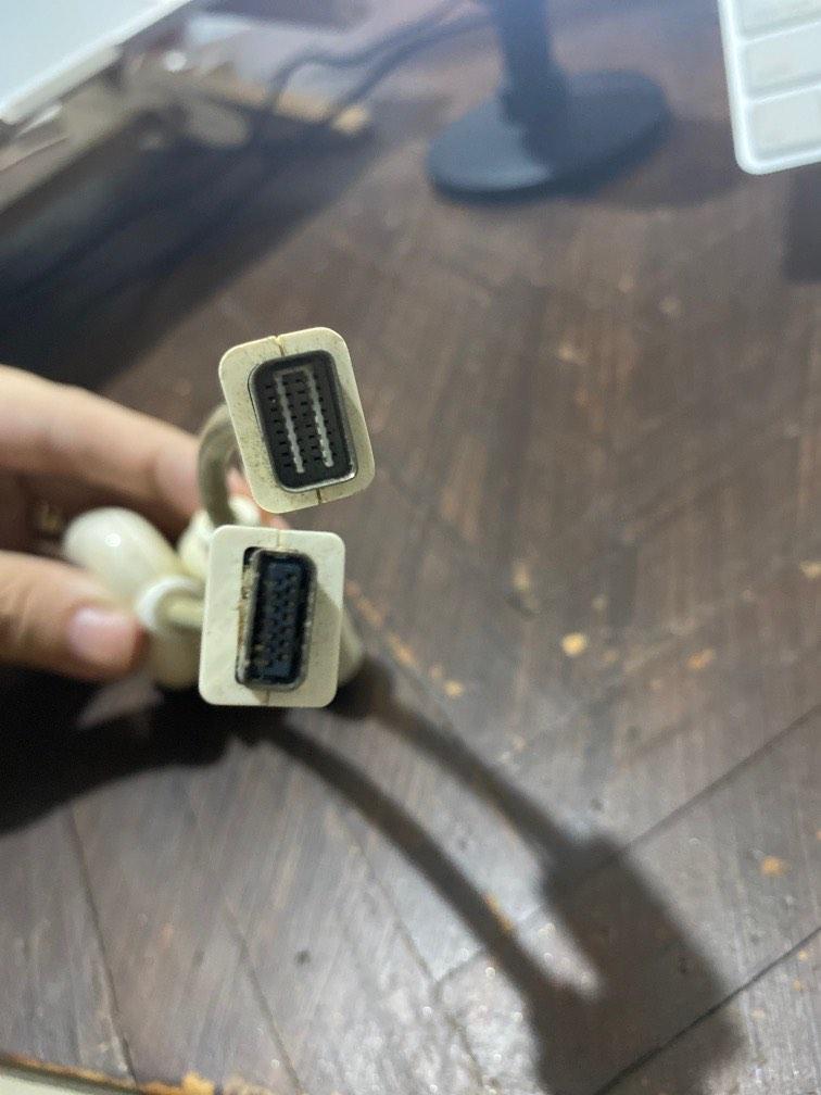 Apple VGA DVI Video Adapters (Category: Cables & Adaptors) located in Quezon City. Submitted by ohkayeto (Listing ID 1185058041, Image 2). Description: Mini DVI to VGA Adapter Cable for OLD MacBook iMac PowerBook + Mini VGA to VGA Adapter Cable for OLD MacBook iMac PowerBook.