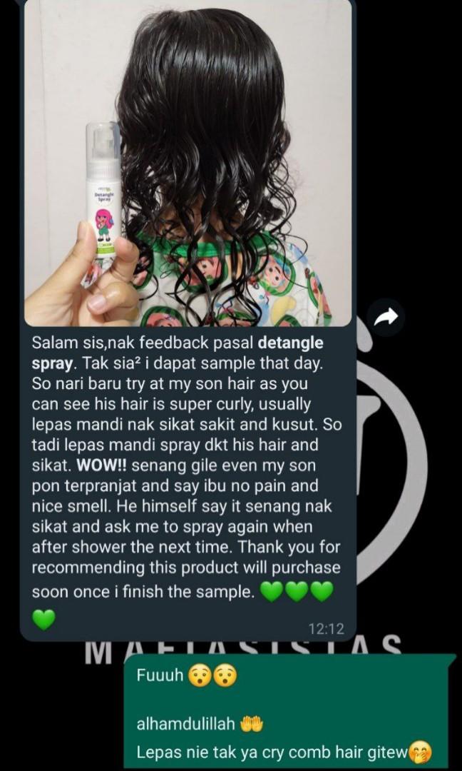 Ardora Detangle Spray, Babies & Kids, Bathing & Changing, Baby