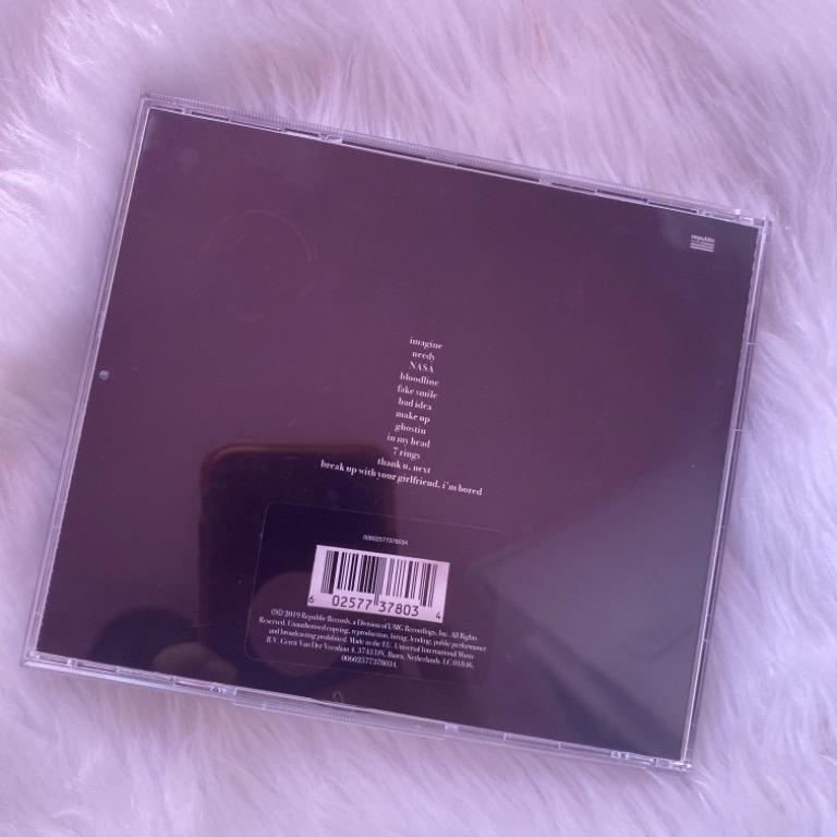 Ariana Grande Thank U, Next CD album, Hobbies & Toys, Music & Media ...