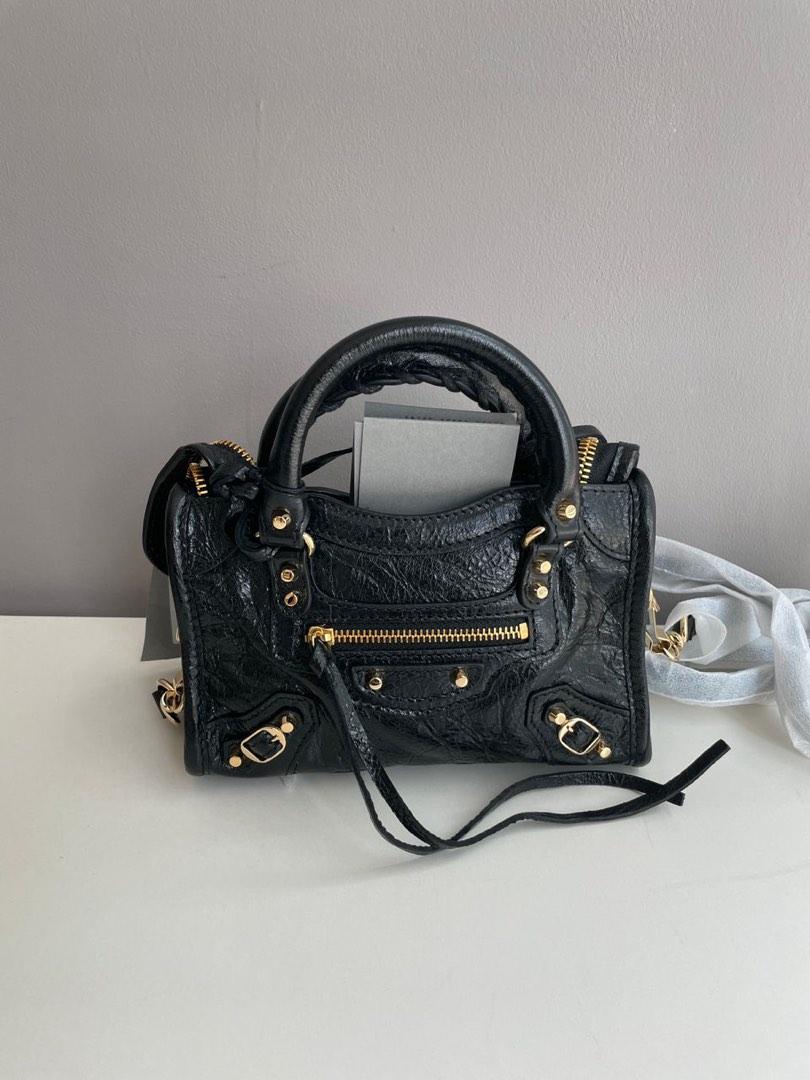 Balenciaga classic metallic edge nano city aj crossbody hot sale bag