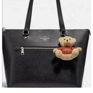 AUTHENTIC Coach Plushy Teddy Bear Bag Charm Keychain