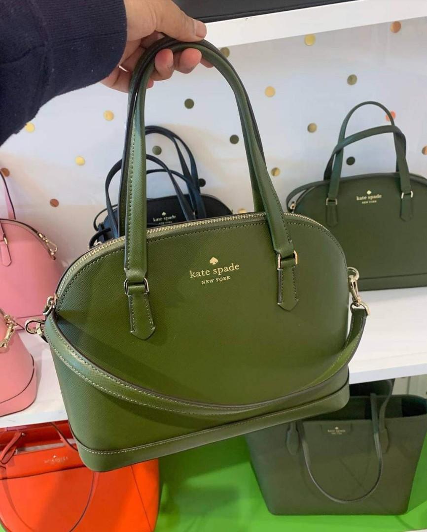 AUTHENTIC KATE SPADE SADIE DOME SATCHEL (ENCHANTED GREEN), Luxury, Bags &  Wallets on Carousell
