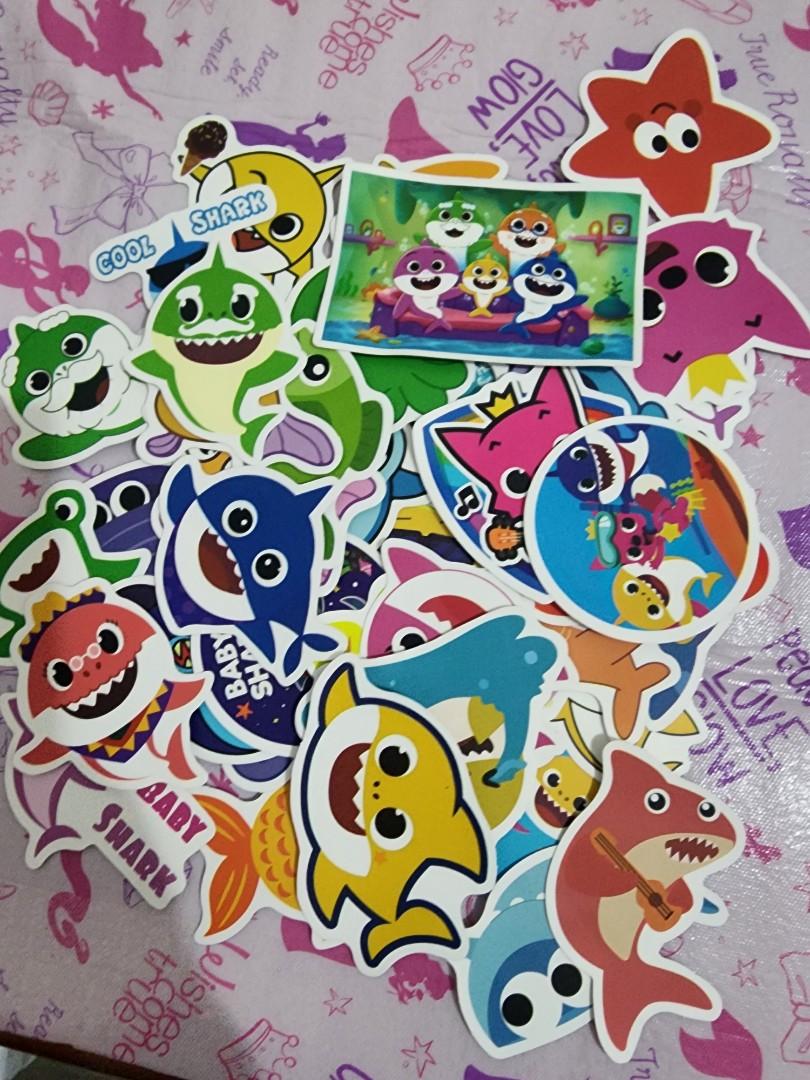 Baby Shark Stickers, Hobbies & Toys, Stationery & Craft, Other