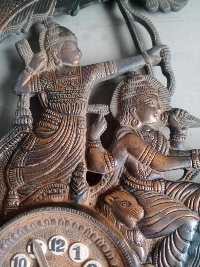 Bagavad Gita - Krishna Arjun Upachara - wall decorative - vintage ...
