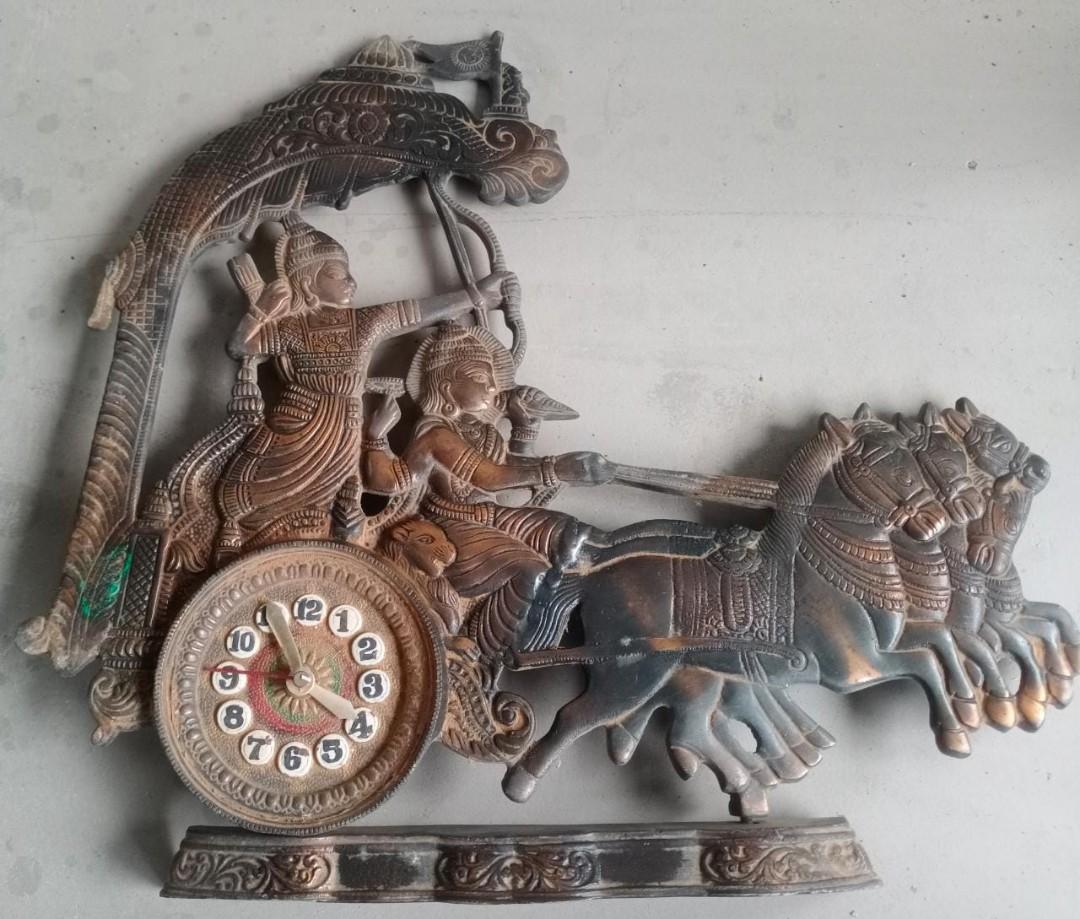Bagavad Gita - Krishna Arjun Upachara - wall decorative - vintage ...
