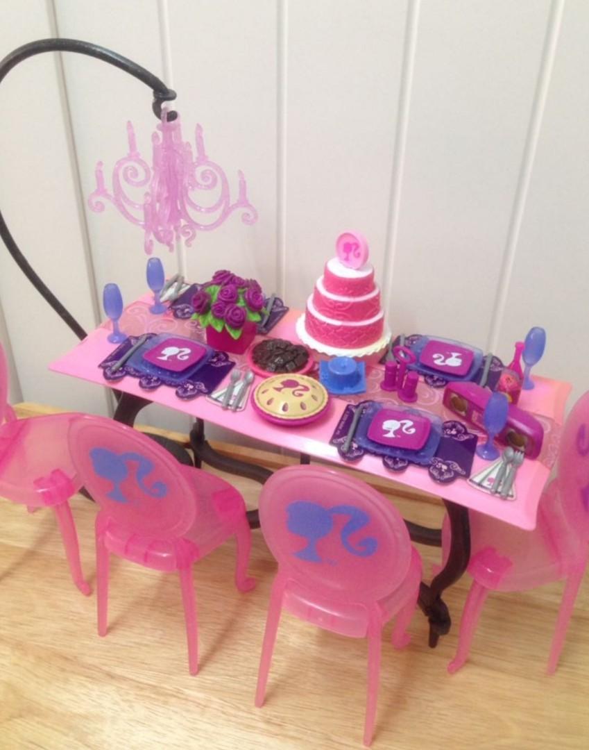 Barbie Glam Dinning Table 2009 Hobbies Toys Toys Games on
