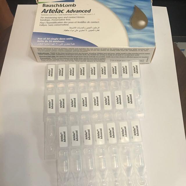Bausch Lomb artificial eye drops (expired date 2024), 美容＆個人護理, 健康及美容