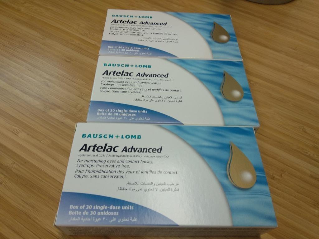 Bausch Lomb artificial eye drops (expired date 2024), 美容＆個人護理, 健康及美容