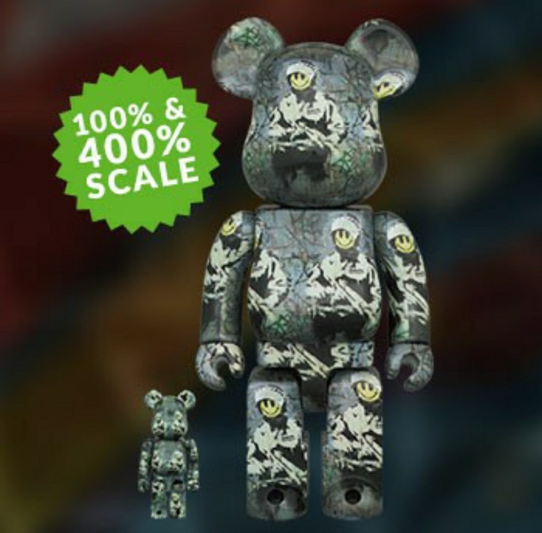 Bearbrick 100% + 400% Riot Cop Be@rbrick Toy, Hobbies & Toys, Toys ...